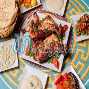  فرخه مشويه على الفحم