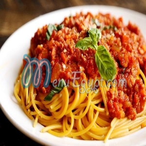  مكرونة بلونيز