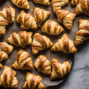  Mini Plain Croissant Box 10 pieces