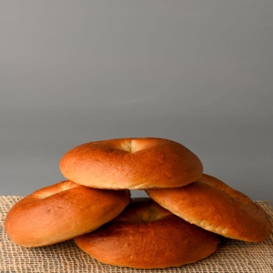  Plain Bagel 2 Pieces