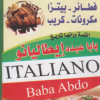 Baba Abdo Italiano menu