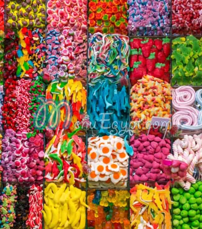 منيو الجديد شديد مع ابوزياد للمكسرات و الكاندي مصر 4