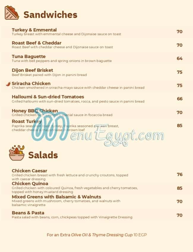 Menu delivery - hotline - Cilantro | منيو ورقم مطعم سيلانترو | Egypt