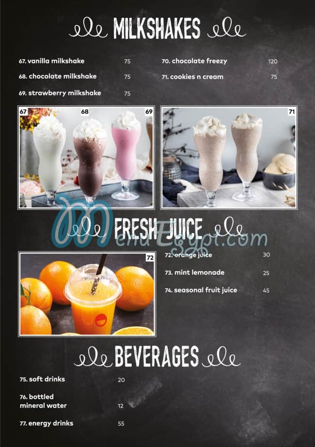 Menu delivery hotline Dip Dip منيو ورقم مطعم ديب اند ديب Egypt