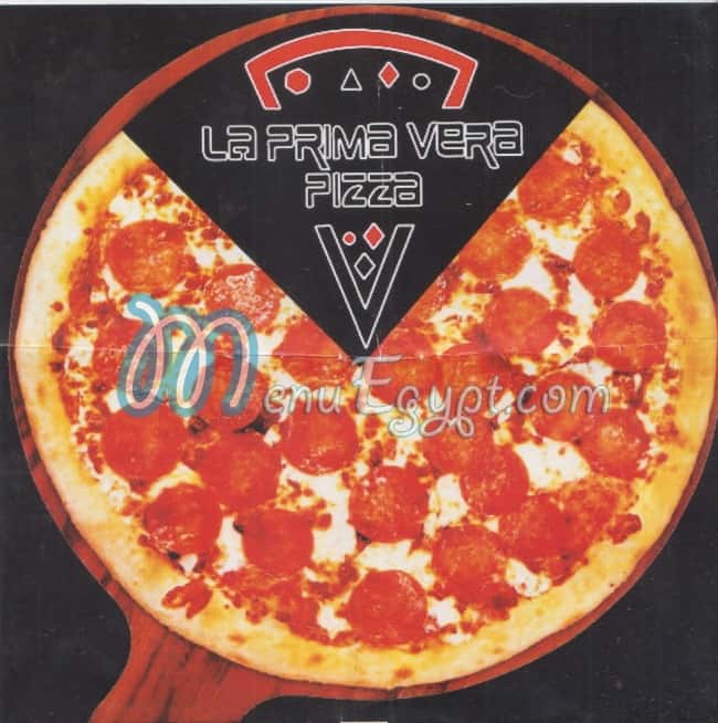 La Prima Vera menu Egypt