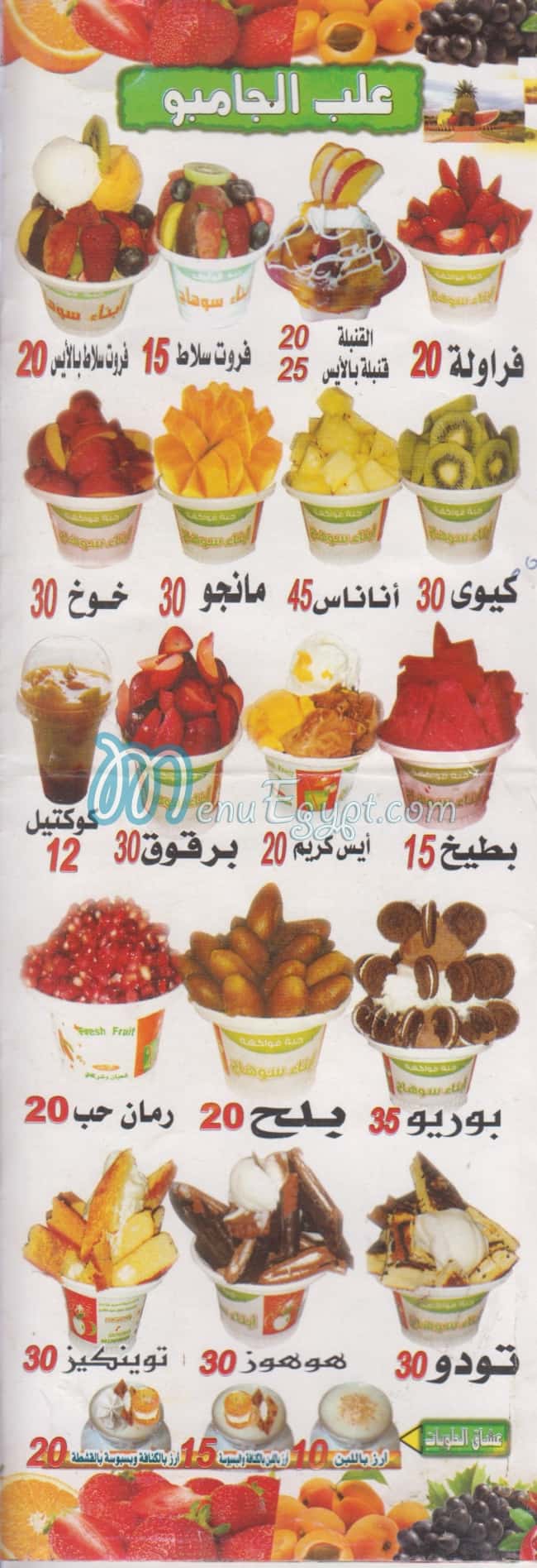 abnaa sohag menu Egypt 1