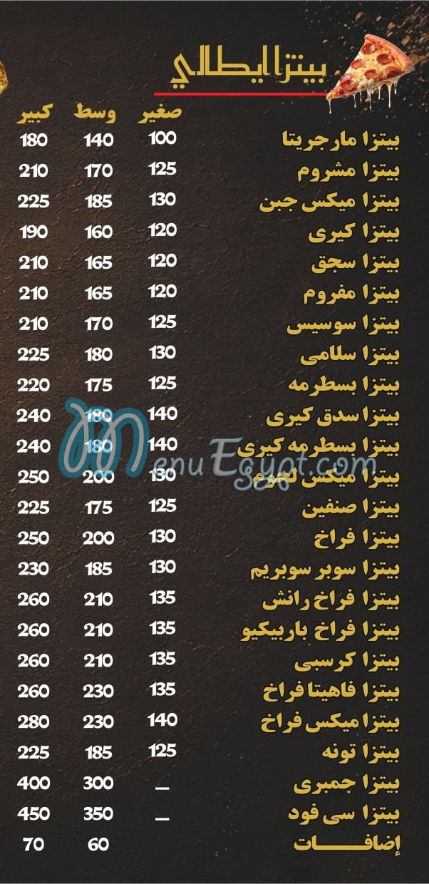 منيو ابو حلاوه علم الروم
