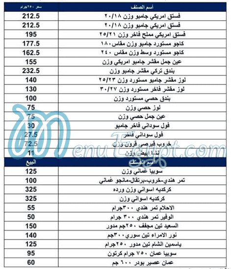 أسعار ماركت البيك مصر