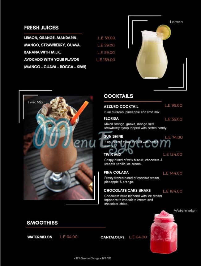 Armando Restaurants menu Egypt 2