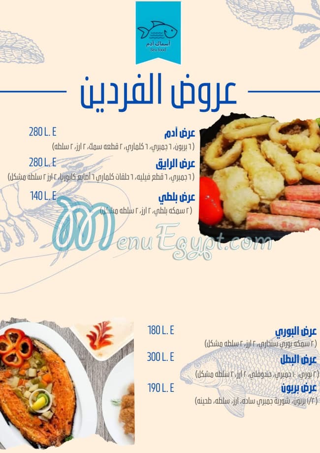 أسماك ادم مصر