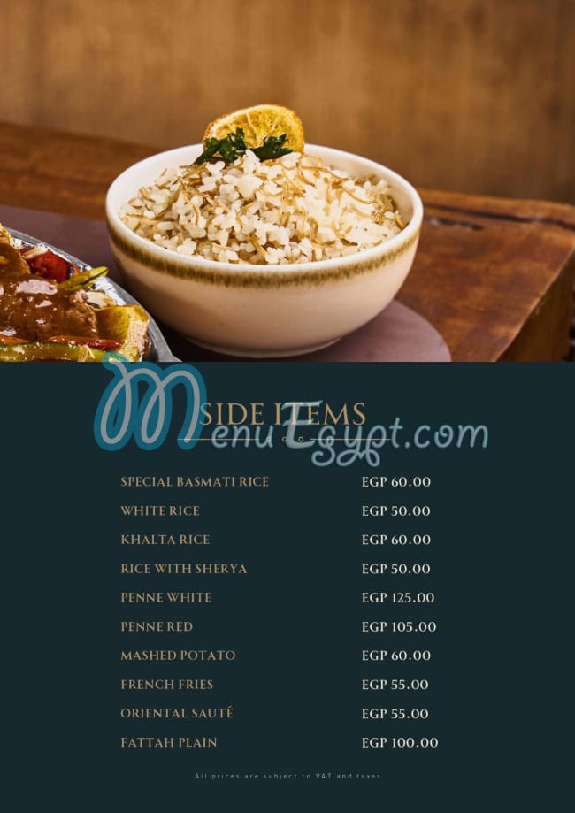 Aziz Eg fusion menu Egypt 9