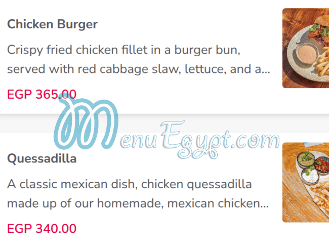 منيو بيك ماي داي مصر 6