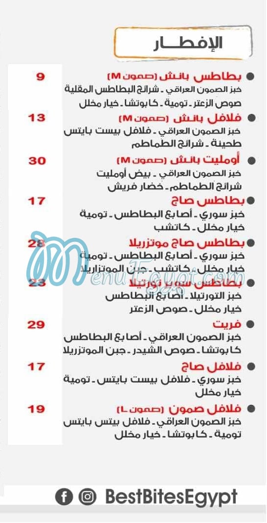 رقم بيست بايتس مصر