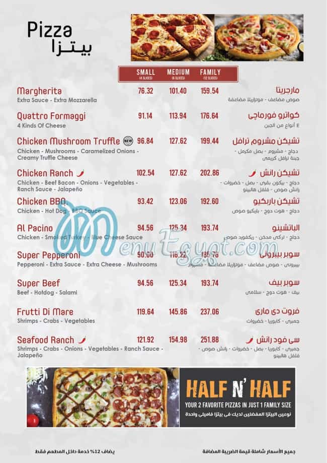 Bistro No 10 menu prices