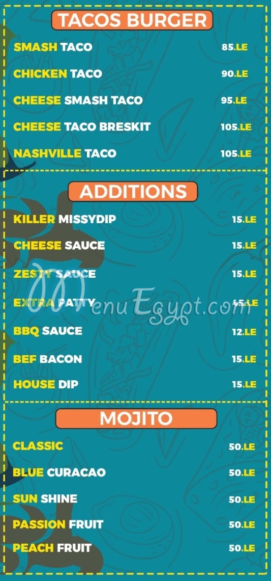 بوشي سماش منيو