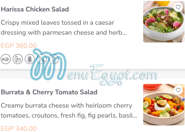 Brunch and Cake menu Egypt 4