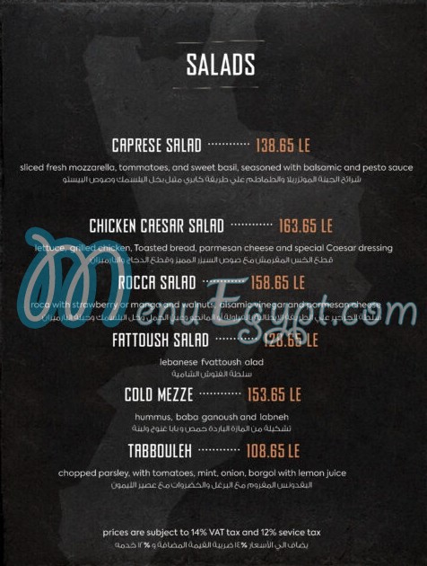 calabria cafe & restaurant online menu