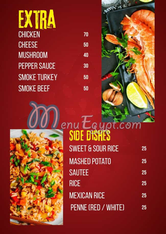 Cavavllo menu Egypt 4