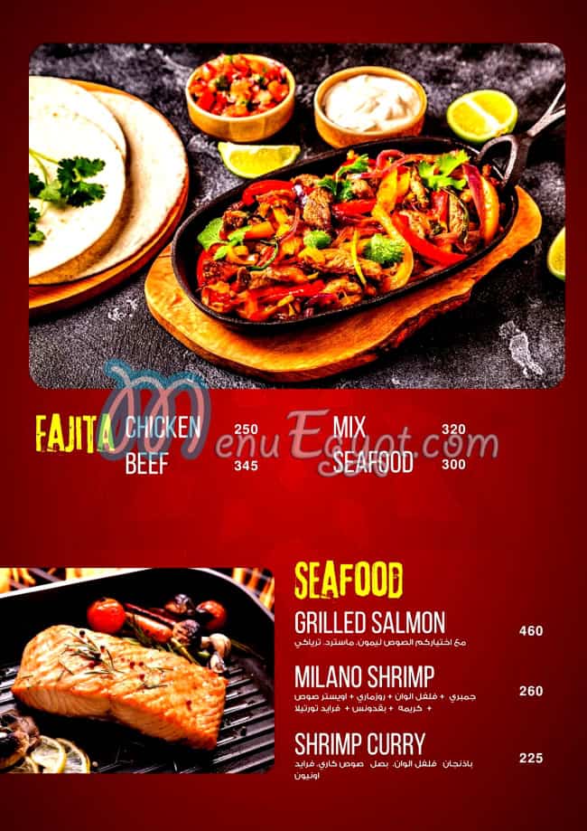 Cavavllo menu Egypt 5