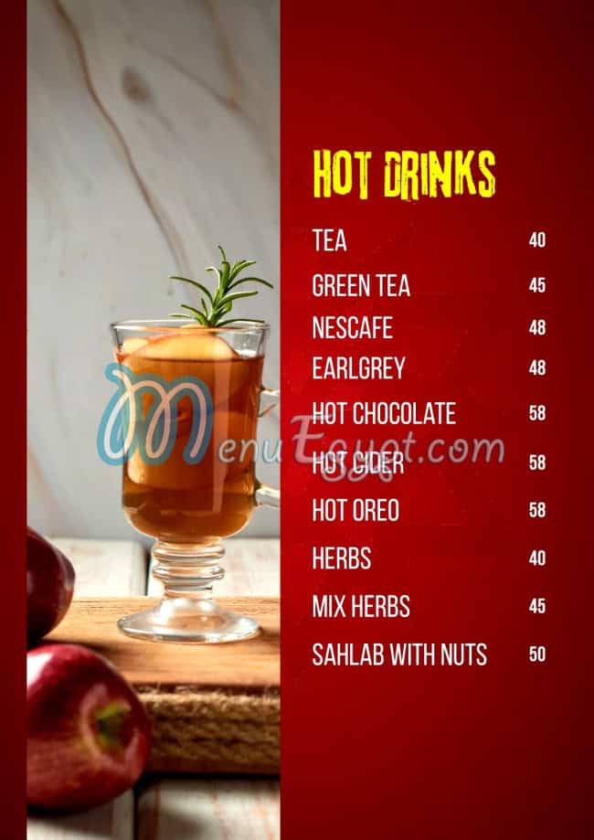 Cavavllo menu Egypt 9