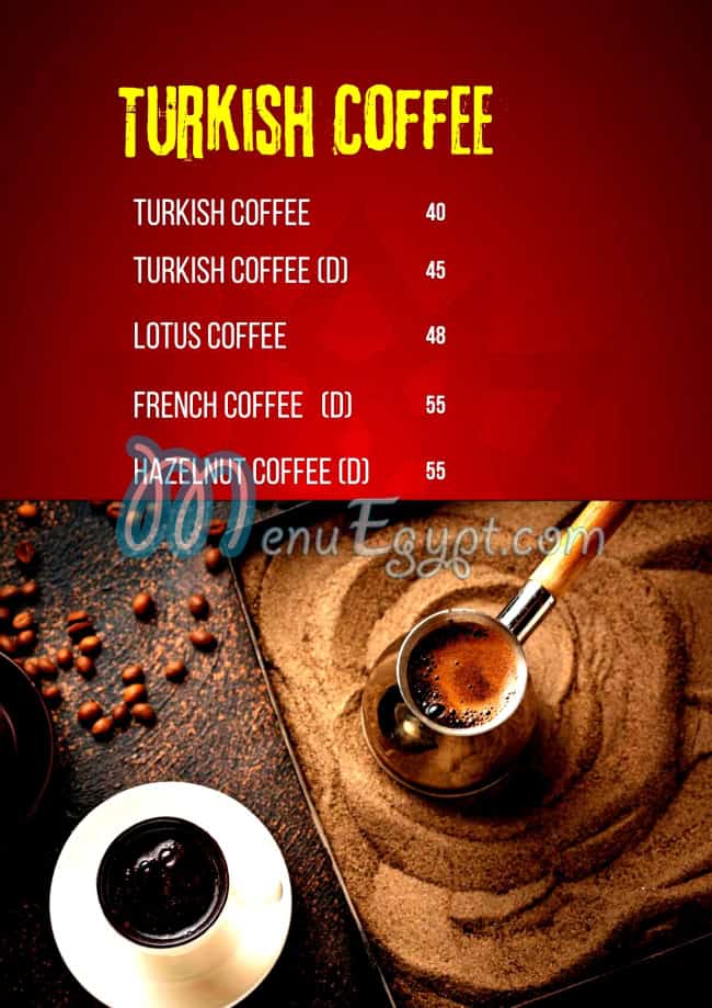 Cavavllo menu Egypt 11