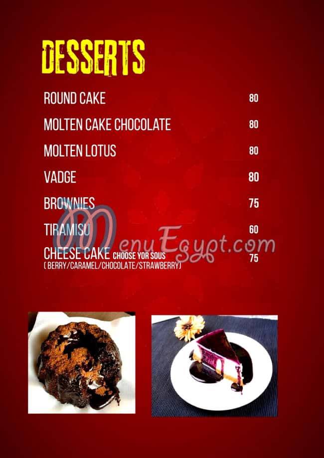 Cavavllo menu Egypt 12