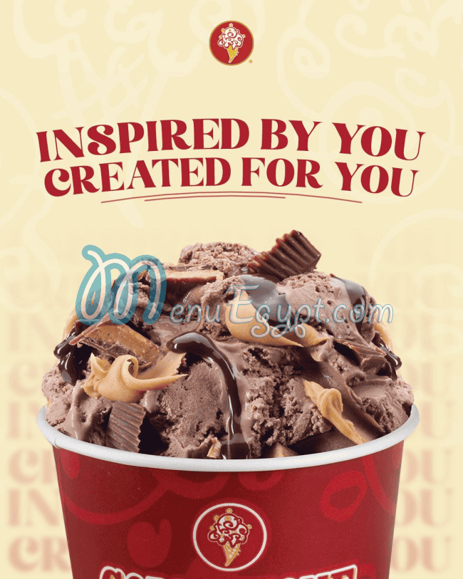 Cold Stone Creamery menu
