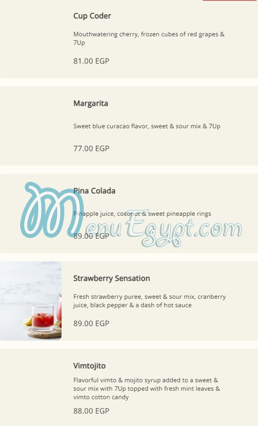 Crave menu Egypt 4