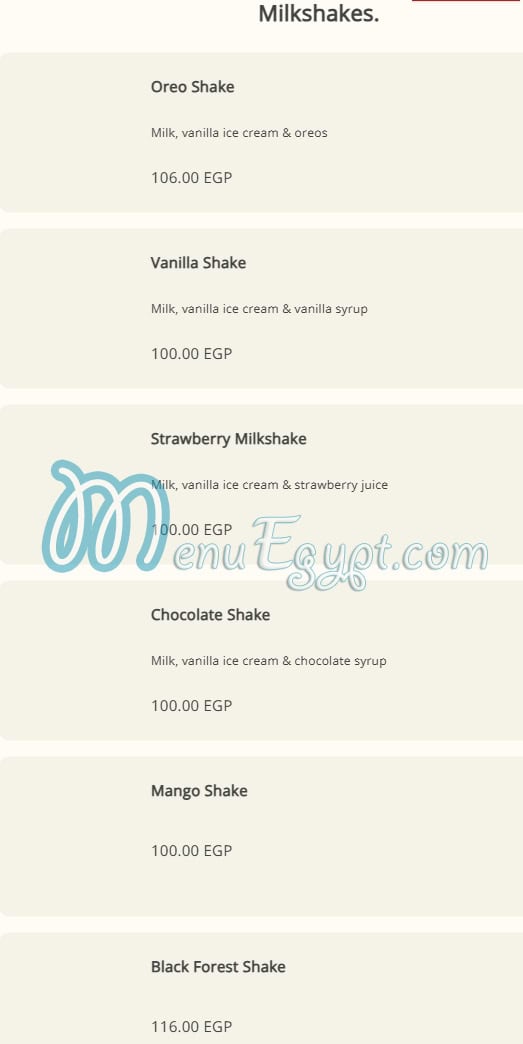Crave menu Egypt 8