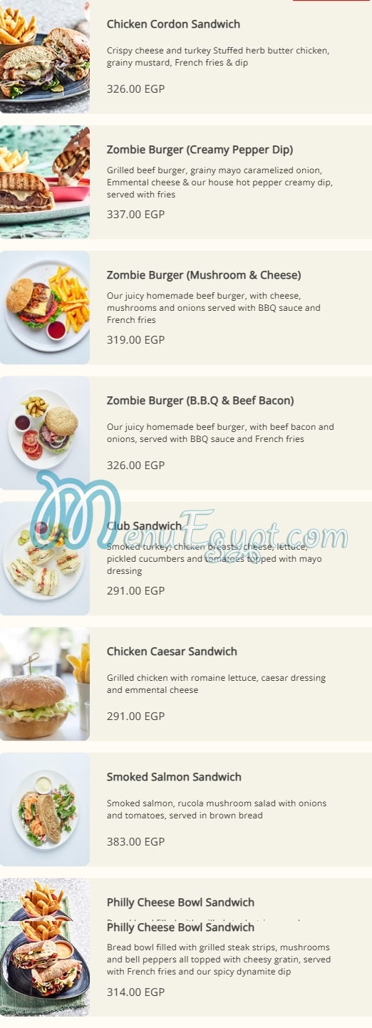 Crave online menu