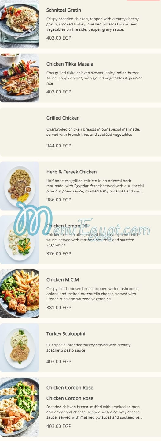 Crave menu Egypt 1