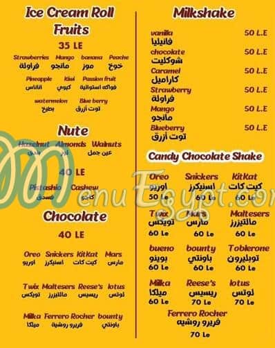 crazy waffel menu Egypt