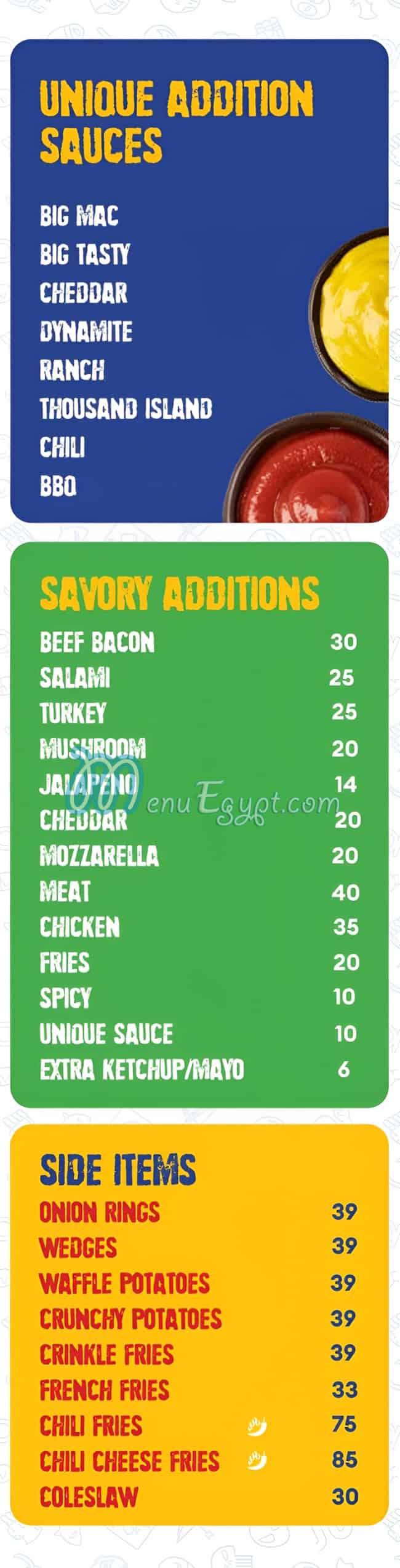 Crepeton menu Egypt 1