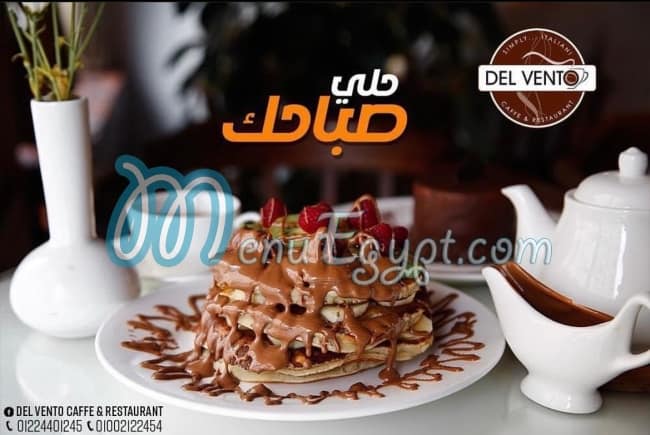 Del Vento Cafe & Restaurant menu Egypt 13