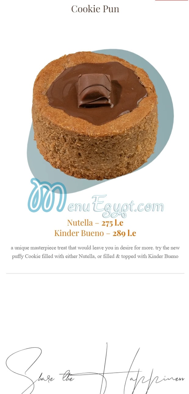 Delizia Gelato menu Egypt 6