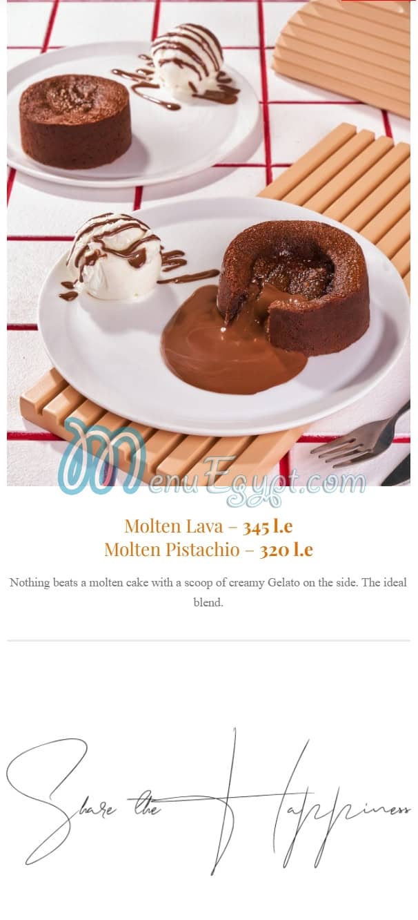 Delizia Gelato menu Egypt 10