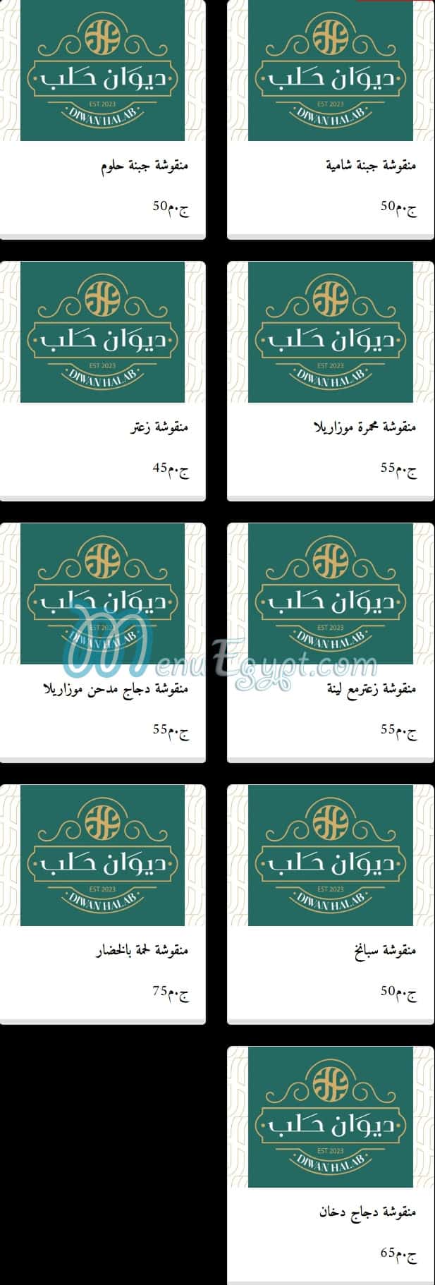 ديوان حلب مصر