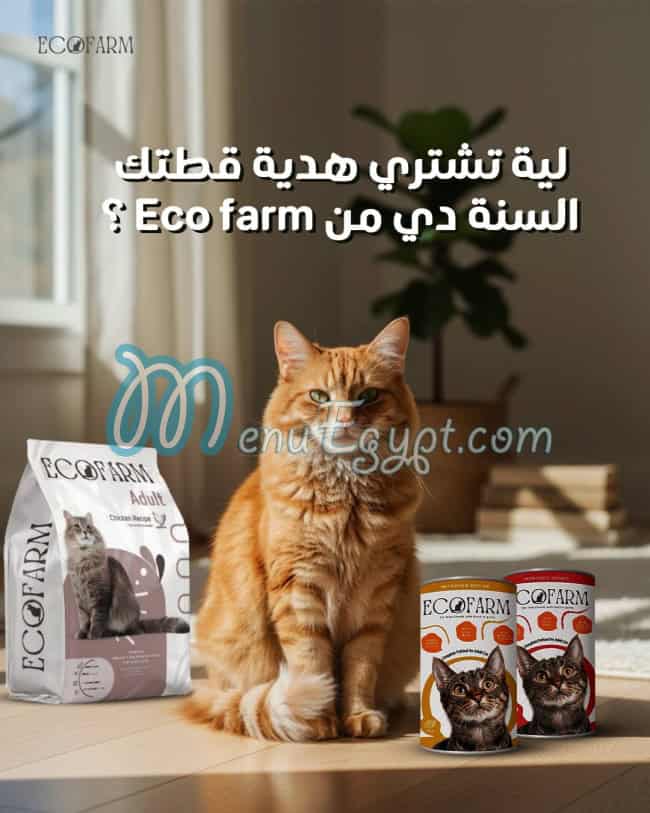Ecofarm menu Egypt