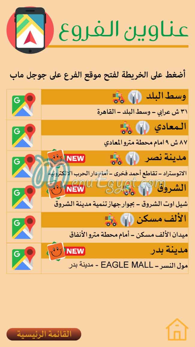 منيو التابعى الدمياطى مصر 8