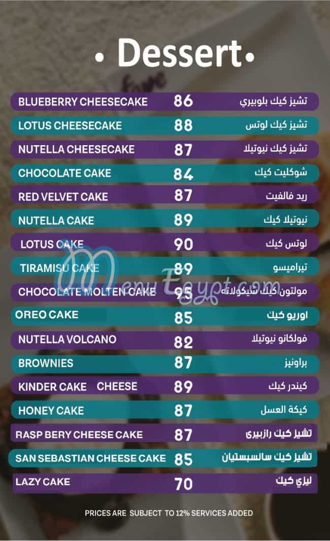 منيو فيف مصر 8
