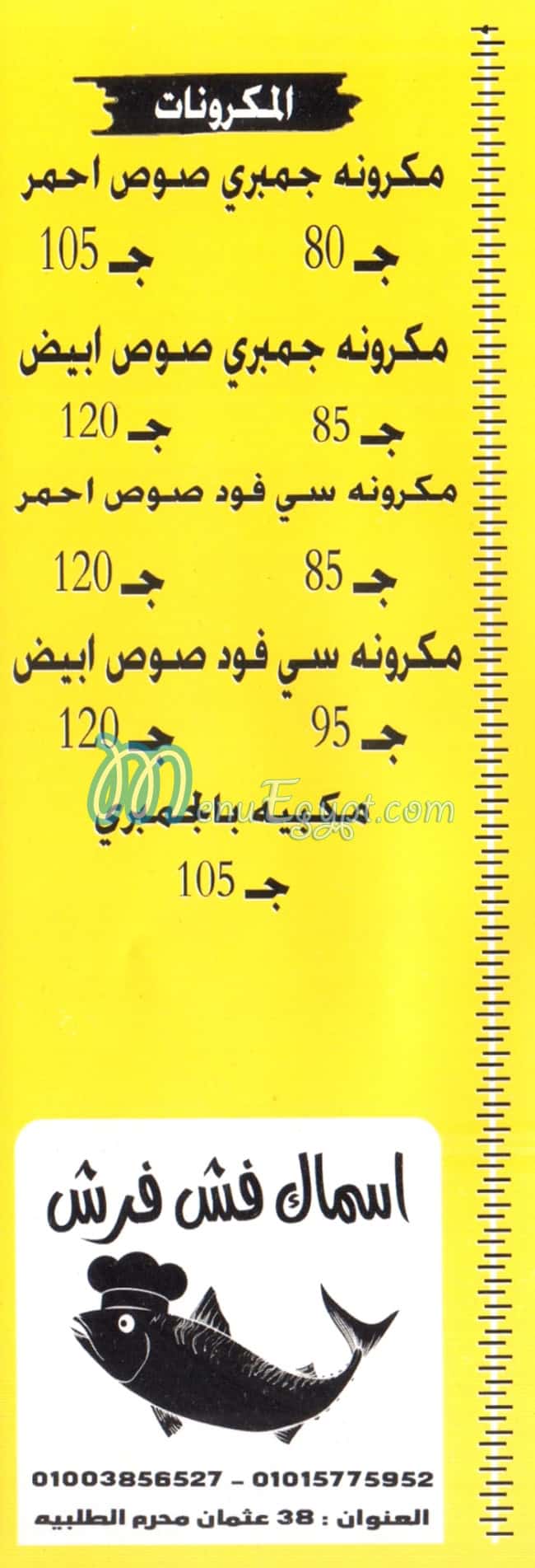 فيش فريش مصر الخط الساخن