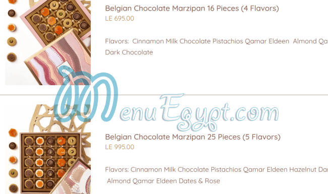 Fleur menu Egypt 5