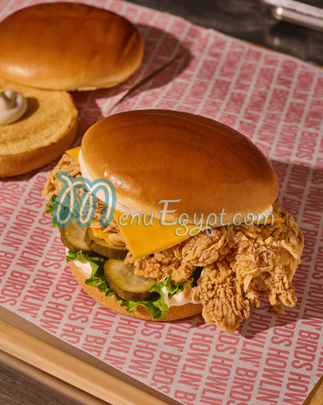 Howlin Birds online menu