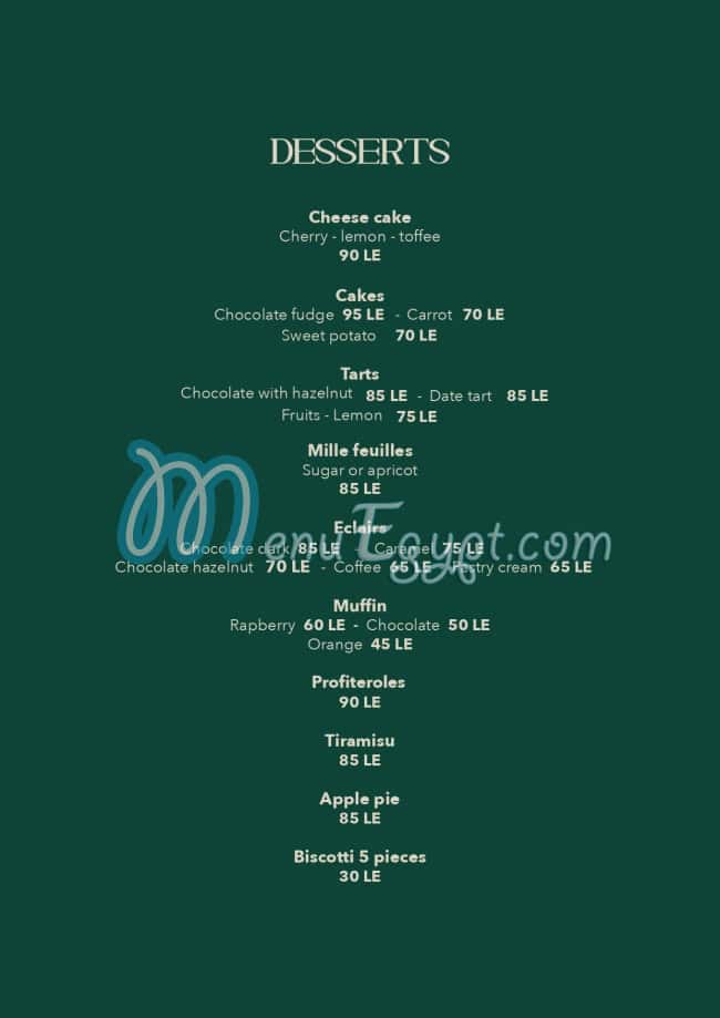 Il Mulino Bakery And Restaurant menu Egypt 9