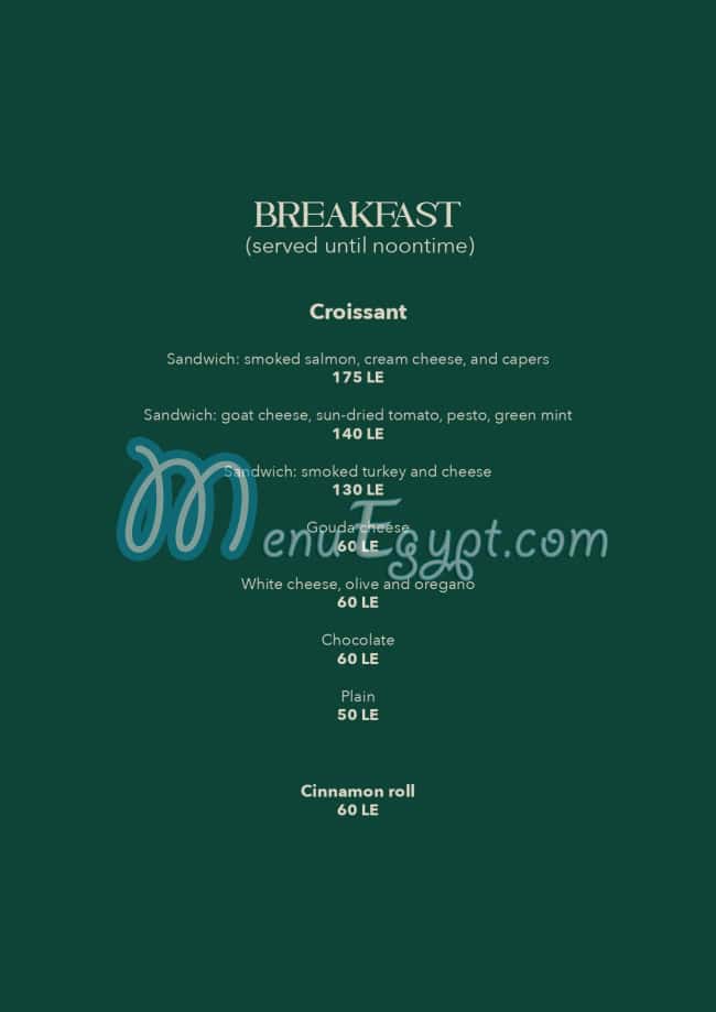 Il Mulino Bakery And Restaurant menu Egypt