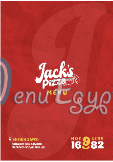 Jack's Pizza menu