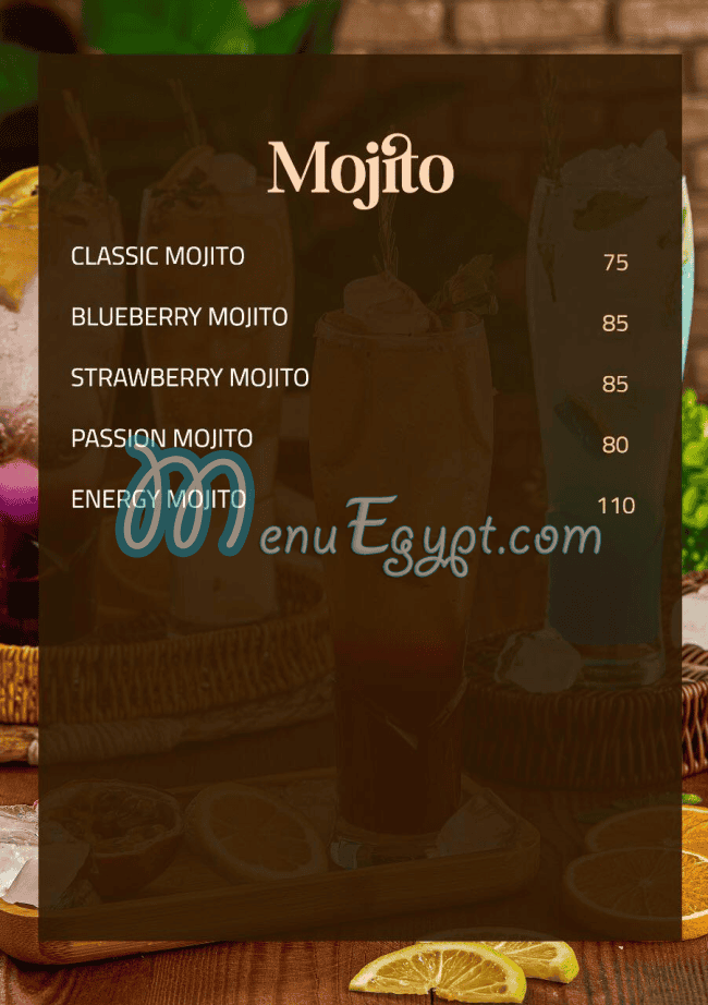 جويا  كافيه مصر منيو بالعربى