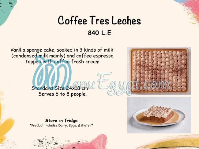 KBs Cake Studio menu Egypt 3