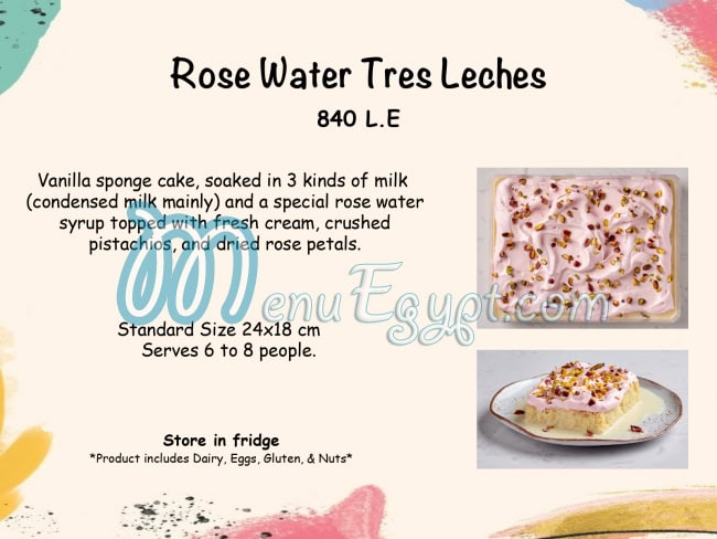 KBs Cake Studio menu Egypt 4