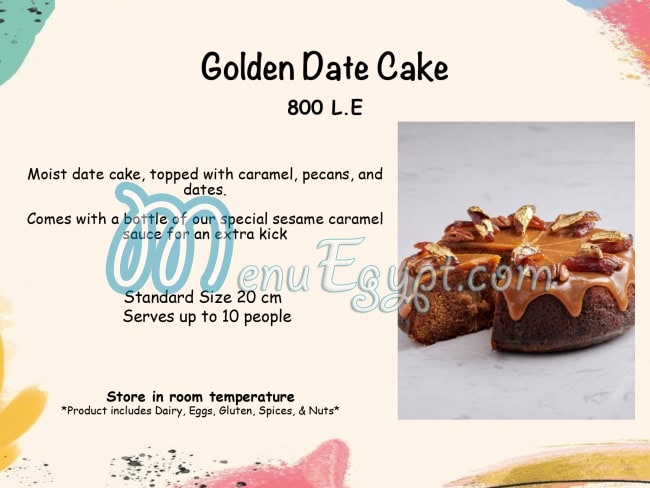 KBs Cake Studio menu Egypt 8